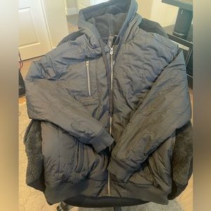 Fox Racing BLACK puffer style jacket sz XXL